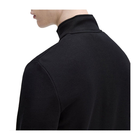 FRED PERRY Felpa con zip Felpa Uomo mezza zip con logo Nero - Francavilla Moda